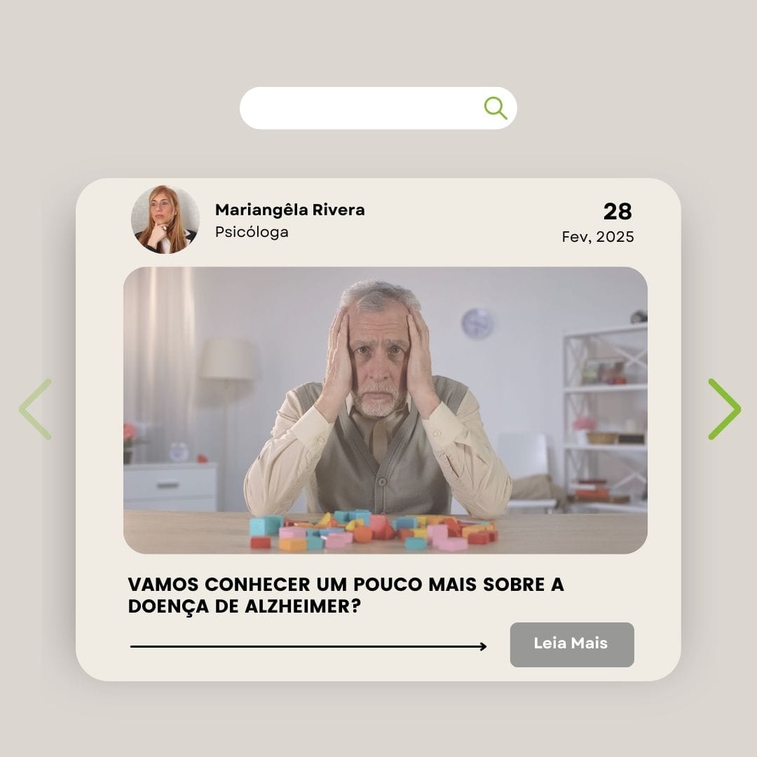 Vamos Conhecer um Pouco Mais sobre a Doença de Alzheimer