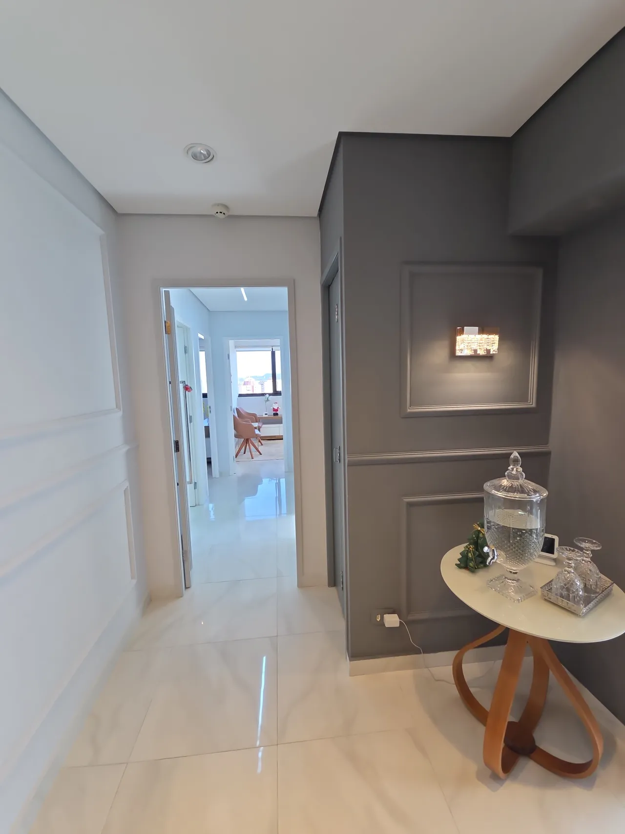 Corredor da clínica em São Bernardo do Campo